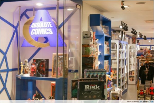 Absolute Comics store front