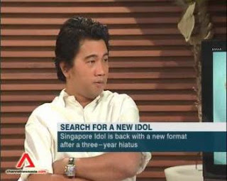Ken Lim sits on the panel of Singapore Idol. 
